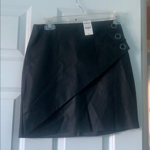 Express leather skirt